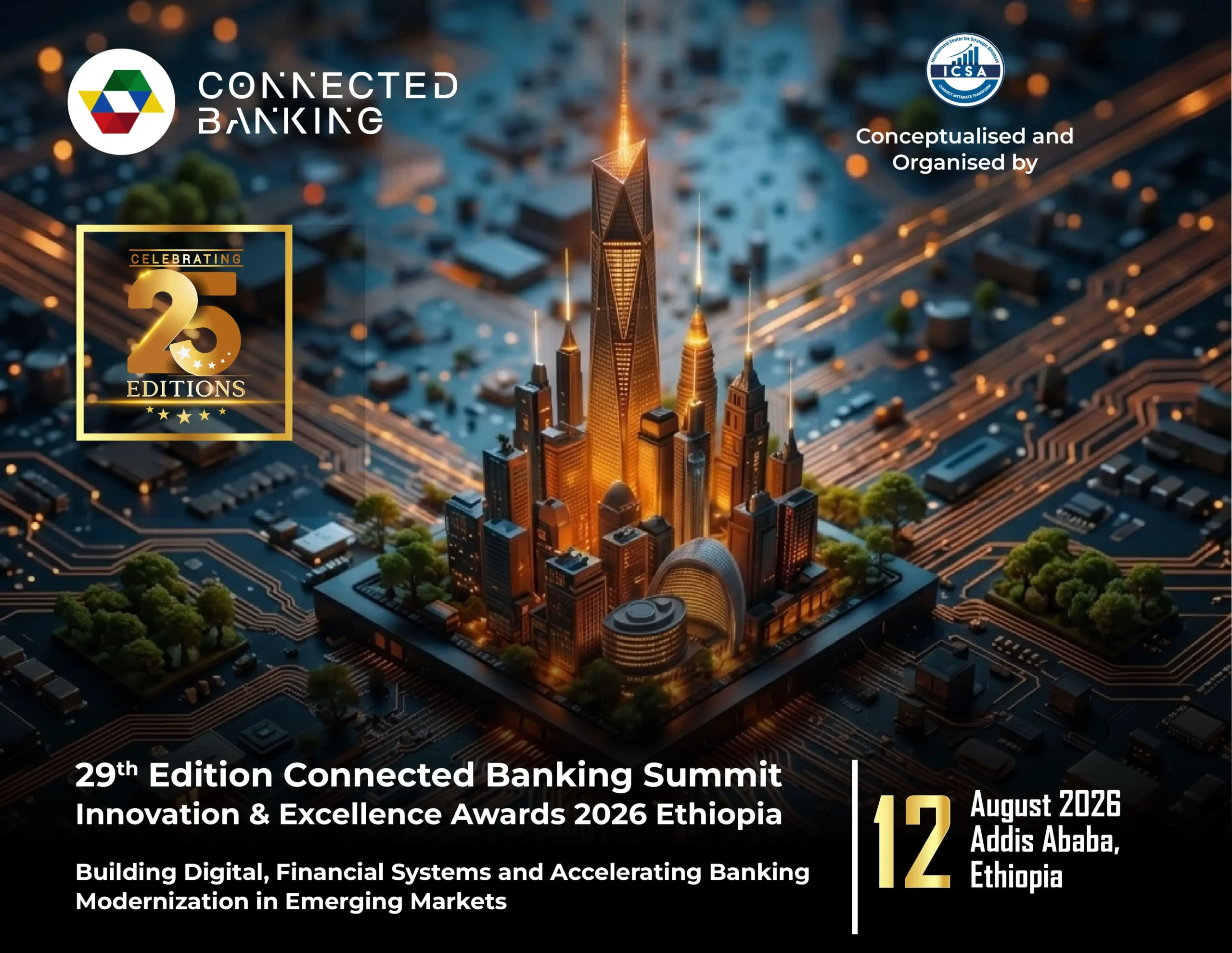 Ethiopia Takes Centre Stage as the 29th Connected Banking Summit & Innovation & Excellence Awards 2026