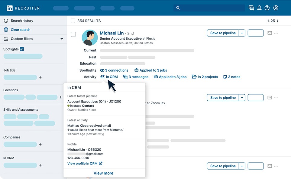 Selection criteria for LinkedIn account based marketing service providers