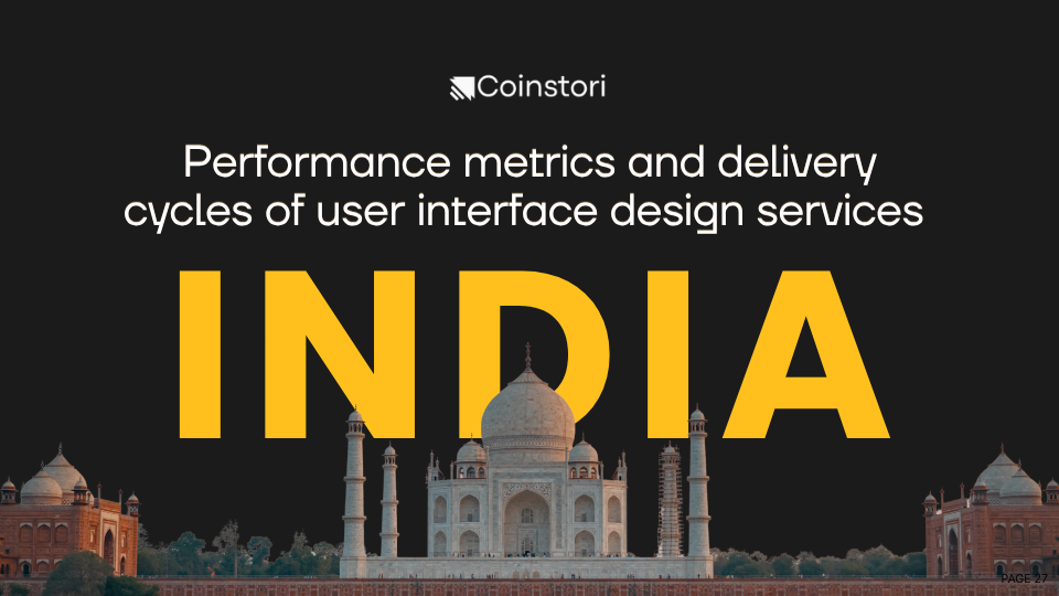 Performance metrics and delivery cycles of user interface design services India