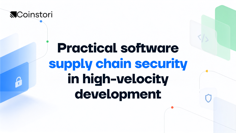 Practical software supply chain security in high-velocity development