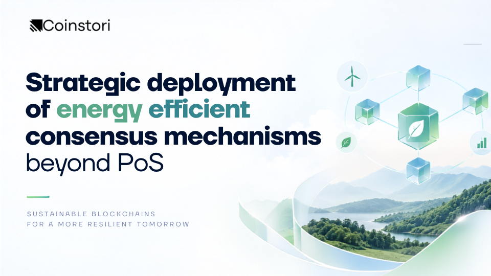 Strategic deployment of energy efficient consensus mechanisms beyond PoS