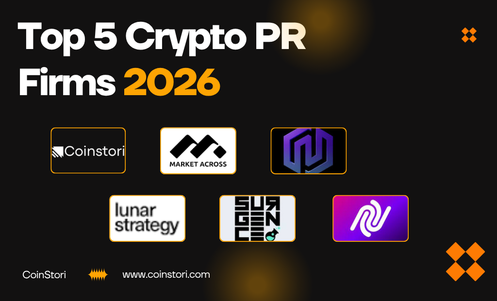 Top 5 crypto pr firms 2026 (from a market insider’s perspective)