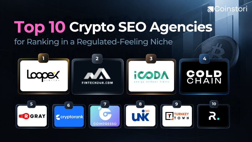 Top 10 crypto SEO agencies for ranking in a regulated-feeling niche