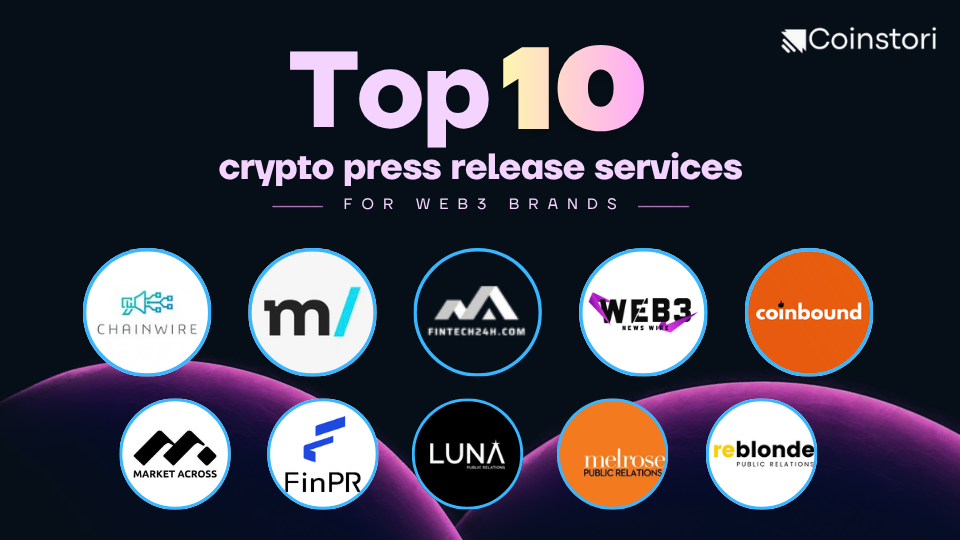 Top 10 crypto press release services for Web3 brands
