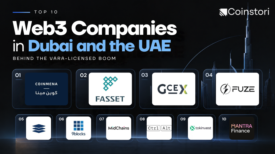 Top 10 Web3 companies in Dubai and the UAE behind the VARA-Licensed boom